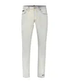 Philipp Plein Logo Patch Jeans Pants In White