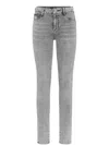 Philipp Plein Logo-patch Jeggings In Grey
