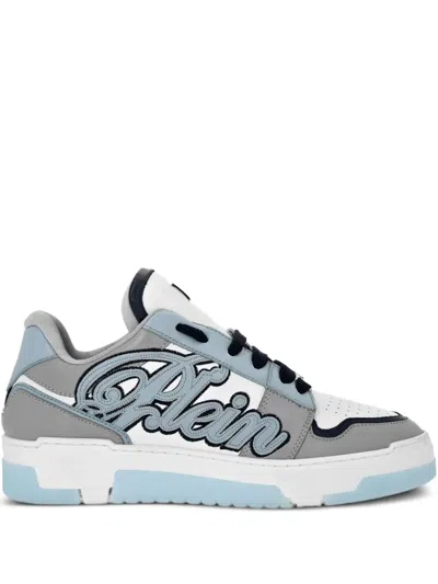 Philipp Plein Logo-patch Low-top Sneakers In White