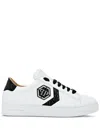 Philipp Plein Lo Top Sneakers In White