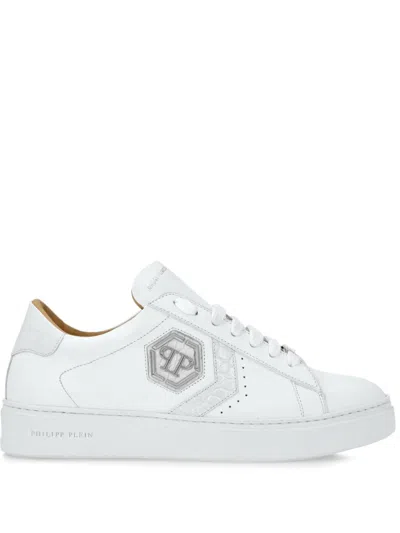 Philipp Plein Arrow Force Sneakers In White
