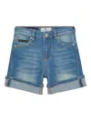 Philipp Plein Logo-patch Shorts In Blue