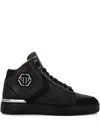 Philipp Plein Logo-patch Sneakers In Black