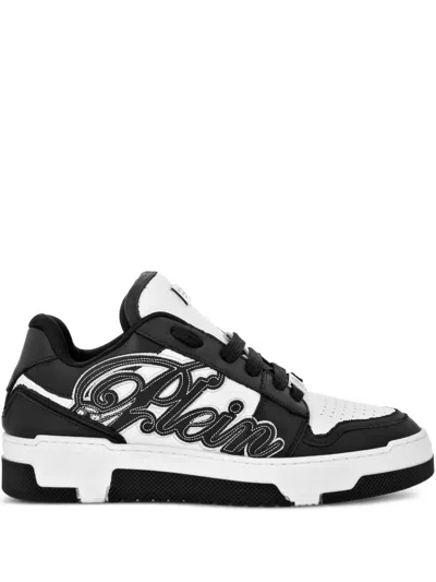Philipp Plein Logo-patch Sneakers In White