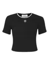 Philipp Plein Logo-patch T-shirt In Black