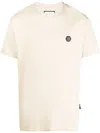 Philipp Plein Logo-patch T-shirt In Neutrals