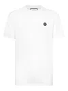 Philipp Plein Lightweight Short Sleeve Crew Neck T-shirt In White