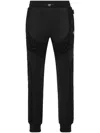 Philipp Plein Logo-patch Track Pants In Black