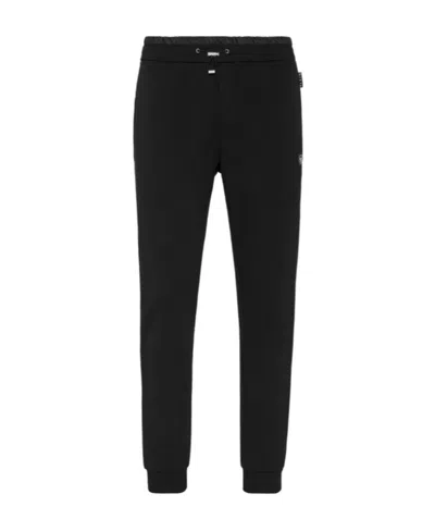 Philipp Plein Logo-patch Track Pants In Black