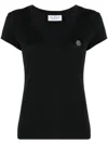 PHILIPP PLEIN LOGO-PATCH V-NECK T-SHIRT