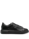 Philipp Plein Logo-plaque Lace-up Sneakers In Schwarz