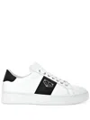Philipp Plein Logo-plaque Leather Sneakers In White