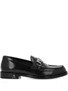 Philipp Plein Logo-plaque Loafers In Black