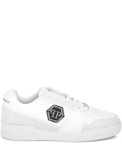 Philipp Plein Logo-plaque Low-top Trainers In White