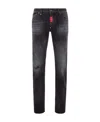 Philipp Plein Heart-plaque Skinny-cut Jeans In Black