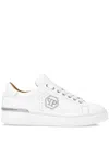 Philipp Plein Logo-plaque Sneakers In White