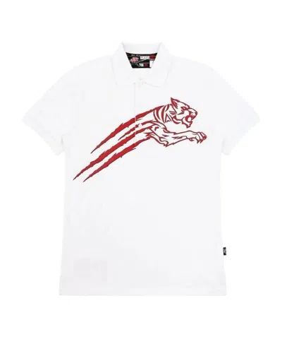 Philipp Plein Logo Polo Shirt In White