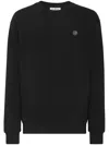 Philipp Plein Man Sweater Black Size Xl Cotton In Black