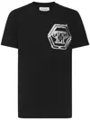 PHILIPP PLEIN LOGO-PRINT COTTON T-SHIRT