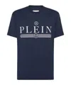 Philipp Plein Logo-print Cotton T-shirt In Blue