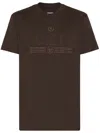 Philipp Plein Logo-print Cotton T-shirt In Brown