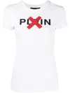 Philipp Plein Logo-print Cotton T-shirt In White