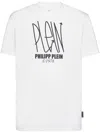 Philipp Plein Logo-print Cotton T-shirt In White