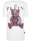 Philipp Plein Logo-print Cotton T-shirt In White
