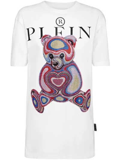 Philipp Plein Logo-print Cotton T-shirt In White