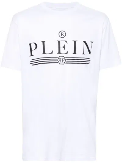 PHILIPP PLEIN LOGO-PRINT COTTON T-SHIRT