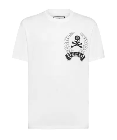 PHILIPP PLEIN PHILIPP PLEIN LOGO PRINTED CREWNECK T-SHIRT
