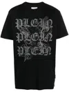 Philipp Plein Logo-print Crew-neck T-shirt In Black
