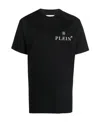 Philipp Plein Ss Iconic Plein Round-neck T-shirt In Black