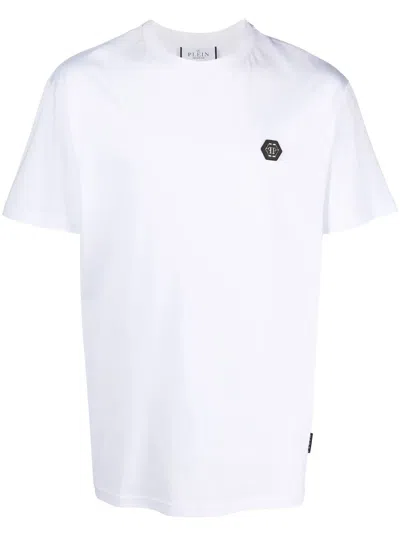 Philipp Plein Logo-print Detail T-shirt In White