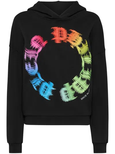 Philipp Plein Logo-print Hoodie In Black