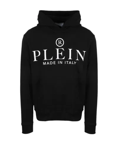 PHILIPP PLEIN LOGO-PRINT HOODIE