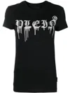 Philipp Plein Logo-print Round Neck T-shirt In Black