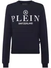Philipp Plein Logo-print Sweatshirt In 24 Navy