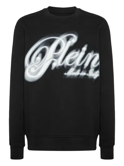 Philipp Plein Logo-print Sweatshirt In Black