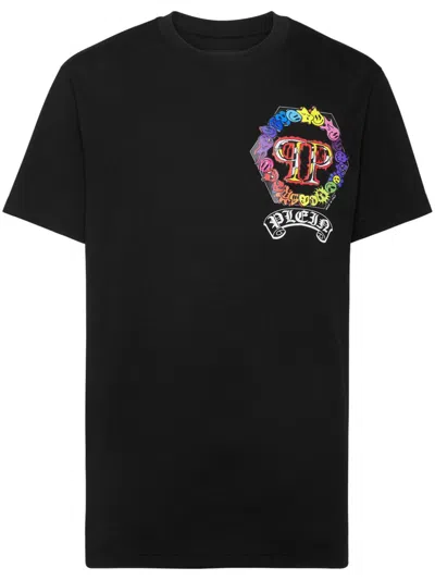 Philipp Plein Logo-print T-shirt In Black