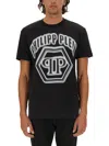 Philipp Plein Logo Print T-shirt In Black