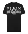 Philipp Plein Man T-shirt Black Size L Cotton In Black