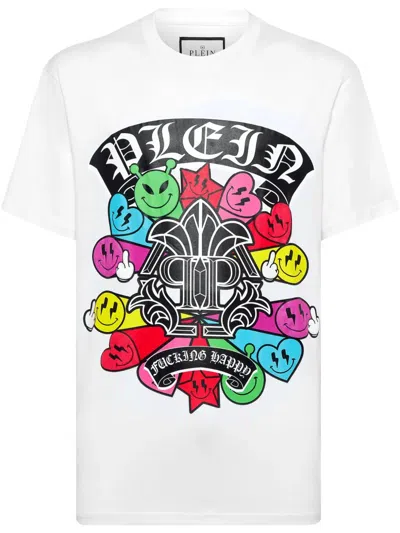 Philipp Plein Logo-print T-shirt In White