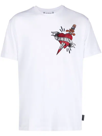 Philipp Plein Logo-print T-shirt In White