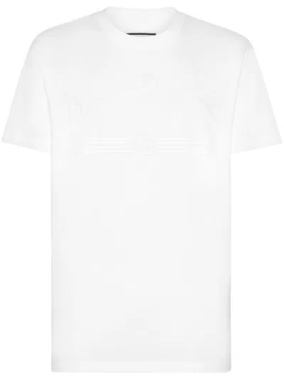 Philipp Plein Logo-print Cotton T-shirt In White