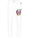 Philipp Plein Logo-print Track Pants In White