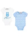 Philipp Plein Logo-print Two-piece Body Set In White