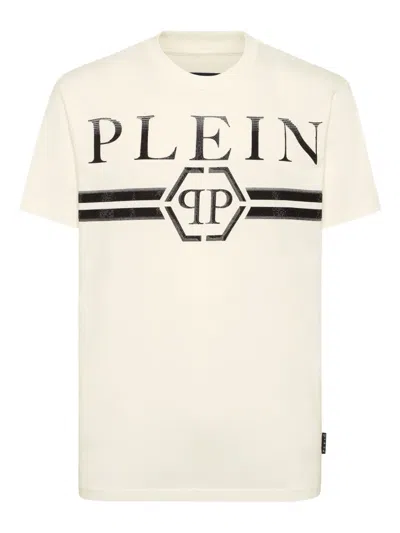 PHILIPP PLEIN LOGO-PRINTED T-SHIRT