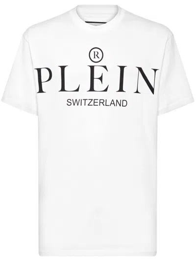 Philipp Plein Logo-printed T-shirt In Weiss