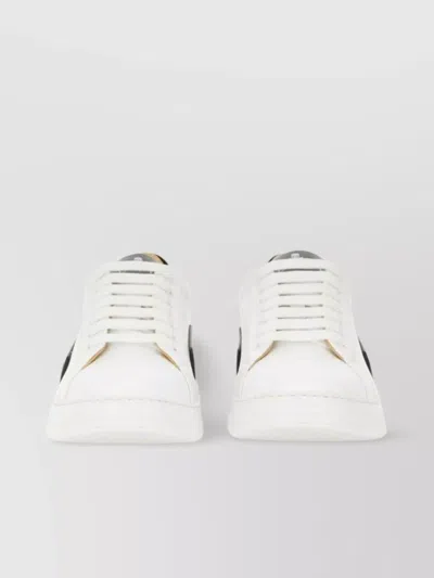 Philipp Plein Logo Sneaker With Contrast Heel Tab In White